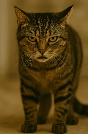 Ein neuer Artgenosse, ein neuer Mensch oder ein anderes Tier kann bei einer Katze Revierverhalten auslösen. Das ist jedoch kein Zeichen von Aggressivität, sondern zeigt, dass die Katze verunsichert ist und Angst hat. Hier ist dringend Hilfestellung notwendig.