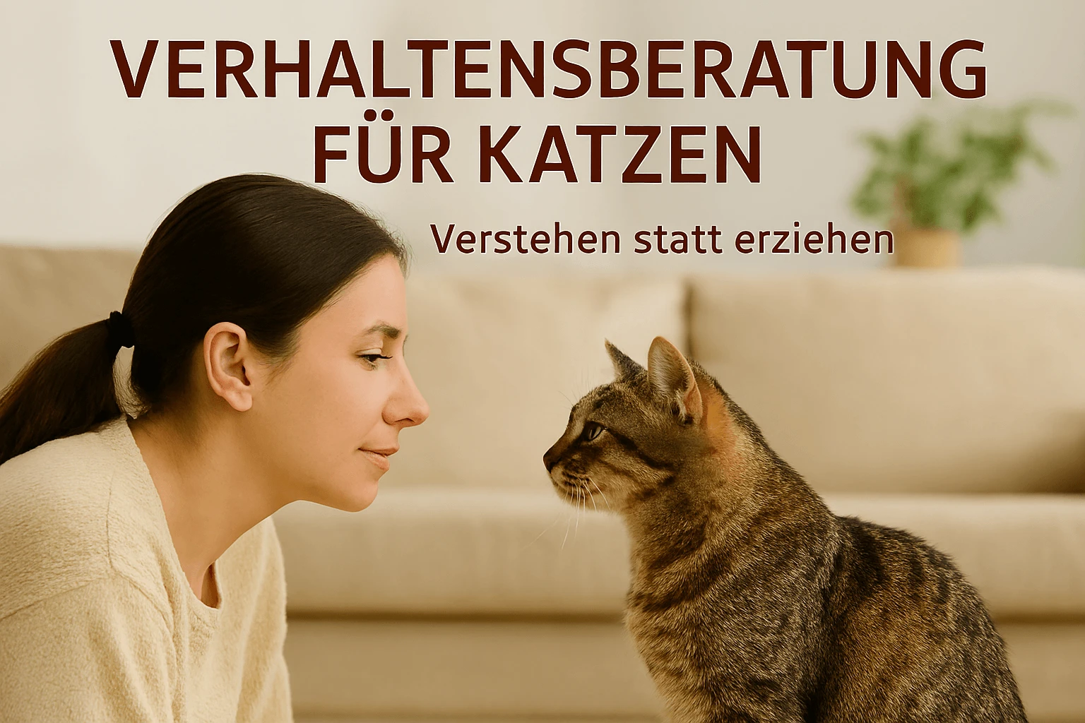Professionelle Katzen Verhaltensberatung bei Katzenproblemen Wenn deine Katze auffälliges Verhalten zeigt, dann ist es Zeit zu handeln. Der Auslöser für Probleme ist nicht immer nur ein Grund. Häufig zeigt sich, dass es in der Haltung Defizite gibt, im Umgang mit der Katze und weiteren Umweltfaktoren.