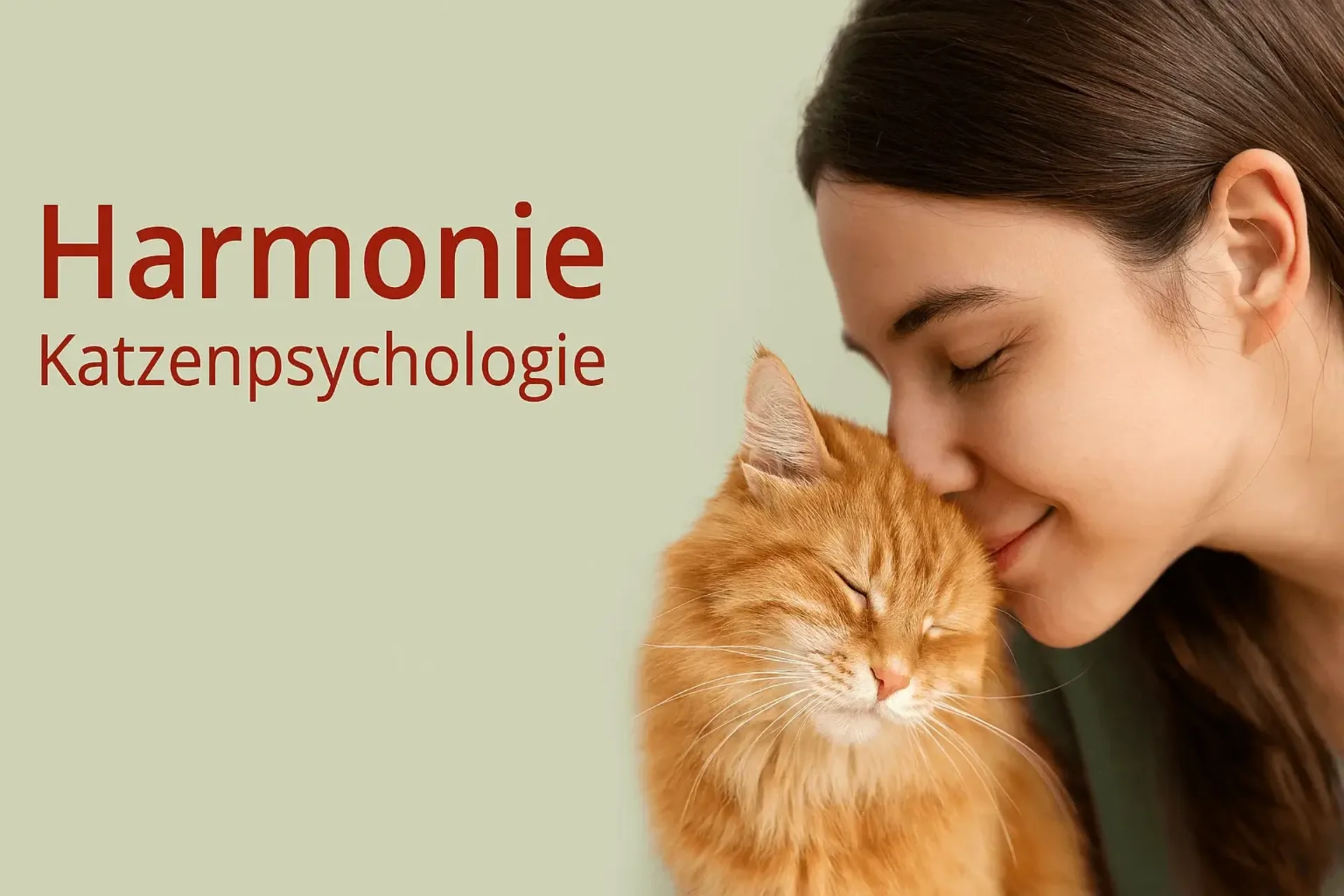 Harmonie zwischen Mensch und Katze